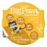 Little Big Paw Gourmet Tender Turkey Mousse Wet Cat Food 85g