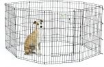 MidWest Life Stages Exercise Pen with Full MAXLock Door 36", Black