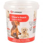 Flamingo Chew'n Snack Lamb & Rice Dog Treats 500g