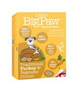 Little Big Paw Traditional Turkey & Vegetable Dinner Wet Dog Food 150g