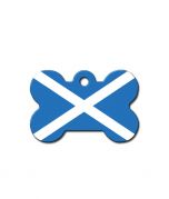 ID Tag - Bone Scottish Flag