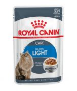 Royal Canin Ultra Light Weight Care Gravy Wet Cat Food 85g Pouch 