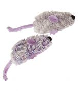 Kong Refillables Catnip Purple & Frosty Grey Mouse Cat Toy