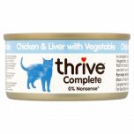 Thrive Complete Chicken & Liver with Vegetable Wet Cat Food 75g