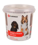 Flamingo Chew'n Snack Soft Beef Sticks Dog Treats 700g