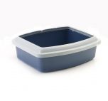 Savic Oval-Shaped Cat Litter Tray with Rim