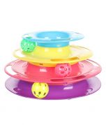 Flamingo Bagera Ball Track Tower Cat Toy