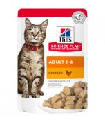 Hill's Science Plan Adult Cat Chicken Wet Food Pouch