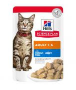Hill's Science Plan Adult Cat Ocean Fish Wet Food Pouch