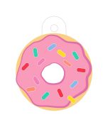 ID Tag - Circle large Pink Donut