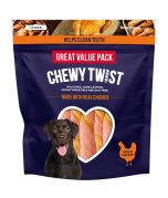 Rosewood Chewy Twist Chicken Dog Treats Value Pack