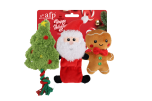 All For Paws HOHOHO 3 pack Holiday Dog Toy