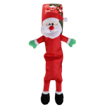 All For Paws Long Body Santa Dog Toy