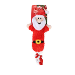 All For Paws Merry Tug & Fetch Santa Dog Toy