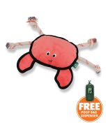 Beco Pets Rough & Tough Crab Recycled Dog Toy