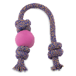 Beco Ball On Rope S/PINK