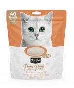 Kit Cat Purr Puree Chicken/Salmon 40Pcs Value Pack