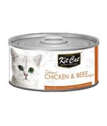 Kit Cat Chicken & Beef Cat Wet Food 80G/NA