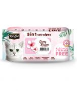 Kit Cat 5-in-1 Cherry Blossom Scented Cat Wipes