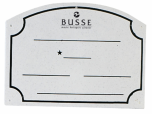 Busse PVC Name Board