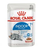 Royal Canin Indoor Sterilised 7+ in Gravy Wet Cat Food 85g Pouch
