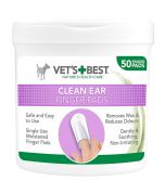 Vet's Best Clean Ear Finger Pads (50 Pads)