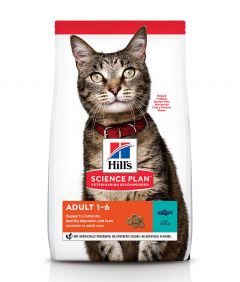 Hill's Science Plan Adult Tuna Dry Cat Food