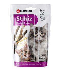 Flamingo Stikiz Cat Chicken & Liver 3pcs