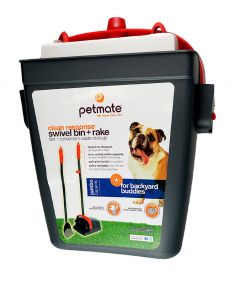 Petmate Clean Response Swivel Bin & Rake