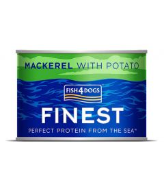 Fish4Dogs Finest Mackerel Complete Adult Wet Dog Food 185g