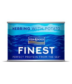 Fish4Dogs Finest Herring Complete Adult Wet Dog Food 185g