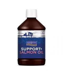 Fish4Dogs Support+ Salmon Oil Dog Supplement 500ml