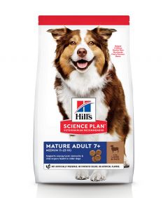 Hill's Science Plan Lamb & Rice Medium Mature Adult 7+ Dry Dog Food