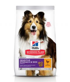 Hill's Science Plan Sensitive Stomach & Skin Chicken Medium Adult Dry Dog Food