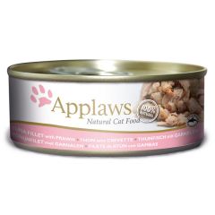 Applaws Tuna with Prawn Adult Wet Cat Food 156g Tin