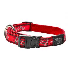 Rogz Red Bone Dog Collar