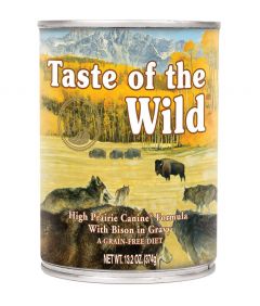 Taste of the Wild High Prairie Canine Formula Bison in Gravy Wet Dog Food 374g