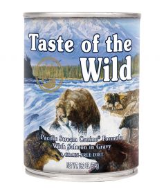 Taste of the Wild Pacific Stream Canine Formula Salmon in Gravy Wet Dog Food 374g