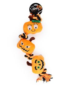 All For Paws Naughty or Trick Pumpkin Dog Toy