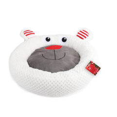 All For Paws Merry Comfortable Polar Bear Cat Bed