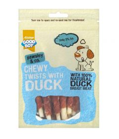 Armitage Good Boy Chewy Twists with Duck Dog Treats