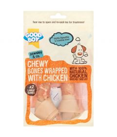 Armitage Chewy Bones Wrapped with Chicken 2pk