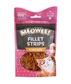 Meowee Fillet Strips Chicken Cat Treats
