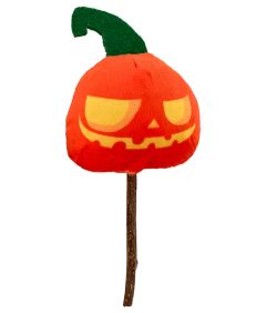 Bobby Fright Pumpkin with Silvervine Cat Toy 15cm