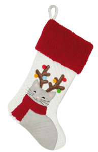 Bobby Christmas Sock Cat 44x28cm