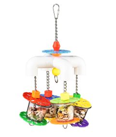 Coollapet Feather Friends Foraging Party Bird Toy