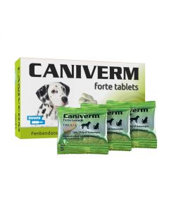Caniverm Dog & Cat Dewormer Tablet per 10kg 0.7g