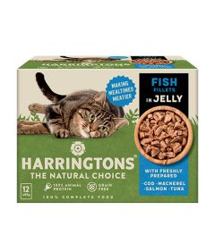 Harringtons Fish in Jelly Wet Cat Food Multipack