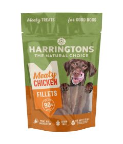 Harringtons Chicken Fillets High Meat Dog Treats 70g