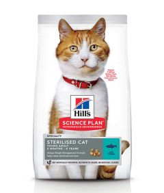 Hill's Science Plan Sterilised Tuna Young Adult Dry Cat Food